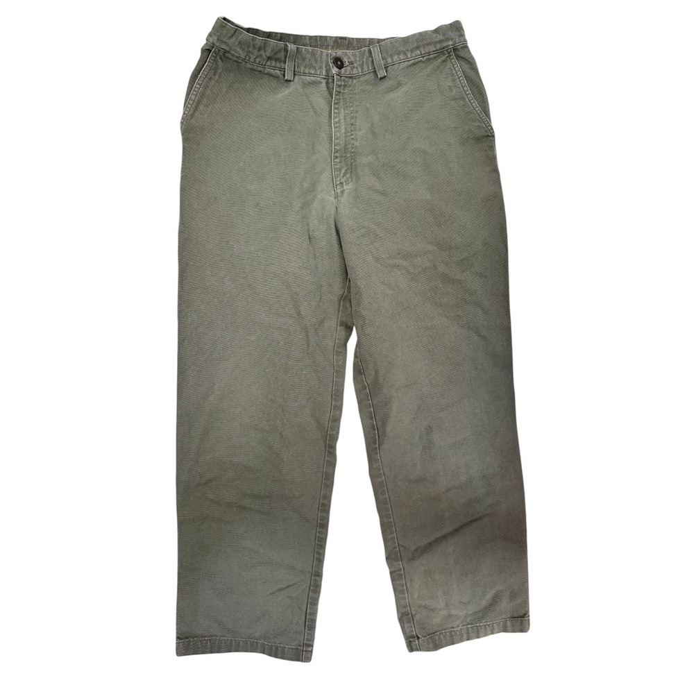 Vintage Patagonia Duck Pants Mens Size 32x28 Brown Outdoors Hiking Cotton Sz 34